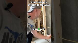 Save HOURS Cutting Out Electrical Box Holes In Your DRYWALL diy hangingdrywall homerenovation [upl. by Loar]