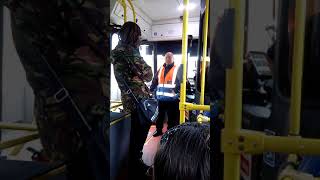 Brylaine bus incident passenger jumps on bus and argues with driver for leaving early [upl. by Seuqramed]