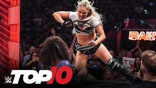 Top 10 Monday Night Raw moments WWE Top 10 March 4 2024 [upl. by Terra950]