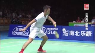 Lin Dan 林丹 vs Chen Long 谌龙  2017 Badminton Asia Championships MS Final 1080p HD [upl. by Amorita]