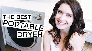 The Best PORTABLE Mini Dryer  1 Month Review  Panda PAN760SFT Laundry For a Small Home [upl. by Enaamuj]