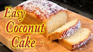 Coconut cake simple easy and quick to make [upl. by Streetman]