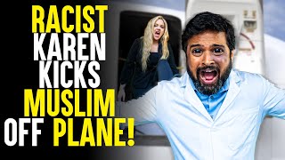 Racist Karen KICKS Muslim Doctor off Plane Surprise Ending  SAMEER BHAVNANI [upl. by Heloise493]