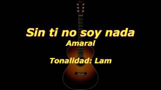 Sin ti no soy nada Amaral acordes guitarra cover [upl. by Ahseena]