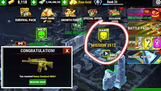 HARD MISSION 3513  MISSION 3513  MISSION BOSS  DEAD TARGET GAMEPLAY  MOBILE FPS [upl. by Thrift]