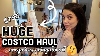 🤯 HUGE 795 COSTCO HAUL Large Family Grocery Haul amp Pantry Restock [upl. by Allie942]