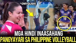 Mga HINDI INAASAHANG PANGYAYARI sa PHILIPPINE VOLLEYBALL [upl. by Norrahc]