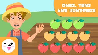 ONES TENS AND HUNDREDS  The Place Value of Numbers  Math for Kids [upl. by Daggett121]