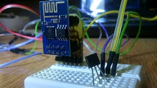 ESP8266 reading ds18b20 temperature sensor [upl. by Yleoj]