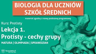 Protisty  cechy grupy Lekcja biologii dla klasy 2 zakres rozszerzony [upl. by Eivad]