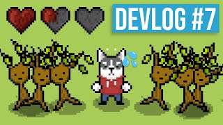 Health Hurtboxes and Fixing Overlapping Enemies  Godot Devlog 7 [upl. by Anitnerolf763]