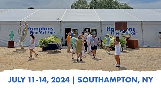 Hamptons Fine Art Fair 2024  Slideshow Recap [upl. by Coltin]