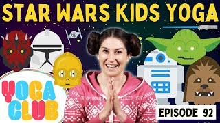 Star Wars Yoga Club 👽 Week 92 I Cosmic Kids Yoga [upl. by Frants]