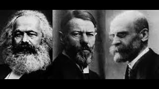 Sociologia la società Marx Durkheim Weber Pareto Simmel  Les e Scienze Umane [upl. by Alaehs473]