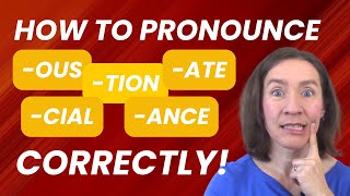 How to pronounce 5 word endings CORRECTLY [upl. by Tymes877]