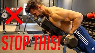 How to PROPERLY Incline Dumbbell Row  Prone Row Tutorial For A Huge Back [upl. by Eiryk64]