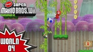 Newer Super Mario Bros Wii  World 4 12 [upl. by Asiak828]