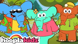 The Elephant Song  HooplaKidz Nursery Rhymes and Kids Songs [upl. by Tocci]