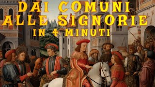 Dai Comuni alle Signorie in 4 minuti [upl. by Lane]