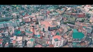 AERIAL VIEW OF AIZAWL PART 1  CHANMARI ZARKAWT DAWRPUI [upl. by Andryc]