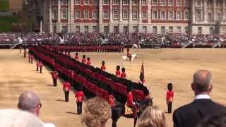 Trooping The Colour Welsh Guards part 2 [upl. by Vonny]