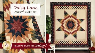 Introducing Aglow Quilt in Daisy Lane  RESERVE Now at Shabby Fabrics [upl. by Aneeuq]