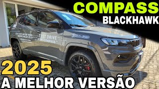 NOVO JEEP COMPASS BLACKHAWK 20 TURBO 2025  O MELHOR SUV TURBO [upl. by Anneirda]