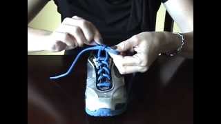 Simple How To Lace Shoes Normal Way and with No Bow [upl. by Analaj]