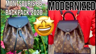 NEW Modernized Louis Vuitton Montsouris BB Backpack 2020 [upl. by Ramed]