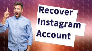 Can you recover a deleted Instagram account from years ago [upl. by Nitsa]