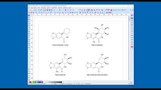 ChemSketch Creating a User Structure Template [upl. by Enelyar400]