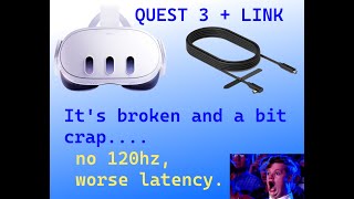 Quest 3 Vs Quest 2 PCVR with Link Cable there is no improvement [upl. by Oidiple]