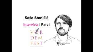 Saša Stanišić  Interview über Schreiben und Herkunft  Berufliche Schule St Pauli [upl. by Darrelle78]