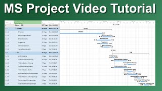 MS Project Tutorial  So funktioniert MS Project  Schritt für Schritt einfach erklärt [upl. by Atikim204]