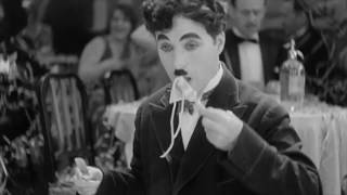 Charlie Chaplin  Restaurant Scene  City Lights 1931 [upl. by Redmond911]