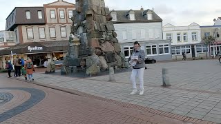 Norderney Germany Live Singen am Denkmal City life 2023 [upl. by Lamp]