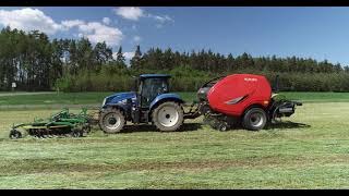 AGRONIC WR 600  NEW HOLLAND  KUBOTA FB 1000 PREMIUM fast bale [upl. by Ocramed]