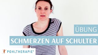 Schulterschmerzen Übung bei Schmerzen oben auf der Schulter [upl. by Haim]