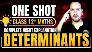 Determinants One Shot Class 12 Maths  Class 12th Chapter 4 NCERT Boards 202425 with Ushank Sir [upl. by Korenblat308]