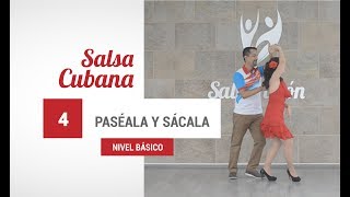 Clases de Salsa Cubana 💃 Paséala y Sácala  Nivel Básico  Figura 4️⃣ [upl. by Ecyarg]