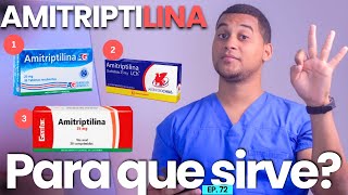 AMITRIPTILINA PARA QUE SIRVE  3 COSAS  Fácil y Rápido [upl. by Coward]