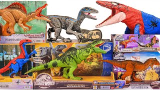 Jurassic World Toys Unboxing Review  Collection Crazy RC Dino Mosasaurus  Velociraptor [upl. by Kei]