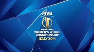 Il logo ufficiale del Mondiale Femminile di Pallavolo Italy 2014 [upl. by Littman460]