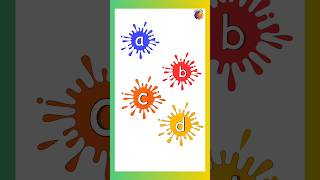 learn abc with color splash staylittle channel nurseryrhymes abcd song [upl. by Vasos842]