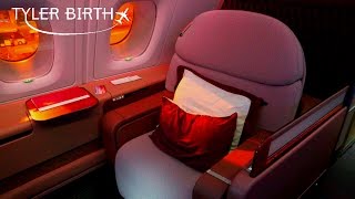 TRIP REPORT  QATAR AIRWAYS  FIRST CLASS  AIRBUS A380  DOHA DOH  PARIS CDG [upl. by Clemmie]