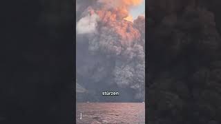 Stromboli spuckt erneut Lava Alarmstufe erhöht [upl. by Ynnob826]