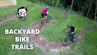 Backyard MTB Trails  Building amp Riding [upl. by Eiramit]