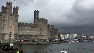 Caernarfon Castle  North Wales [upl. by Llehsyt]