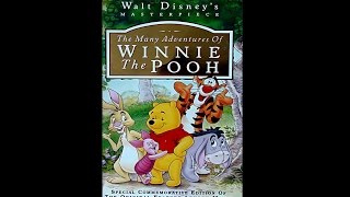 Digitized opening to The Many Adventures of Winnie the Pooh USA VHS [upl. by Meekah]