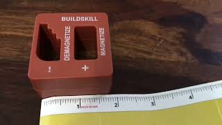 Buildskill Screwdriver Magnetizer and Demagnetizer Tool [upl. by Aihsas261]